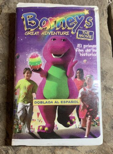 Barneys Great Adventure The Movie Vhs Cassette Tape Spanish Version