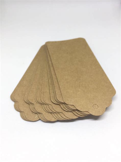 Stamping Blanks Rustic Wedding Kraft Paper Hang Tags For Etsy