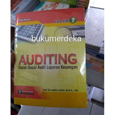 Jual Buku Auditing Dasar Dasar Audit Laporan Keuangan Jilid 1 Edisi