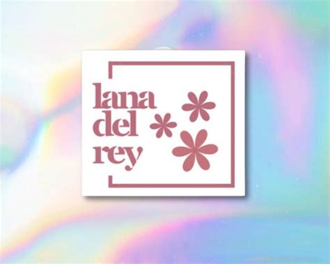 Lana Del Rey Stickers Lana Del Rey Merch Lana Del Rey Gift Coquette