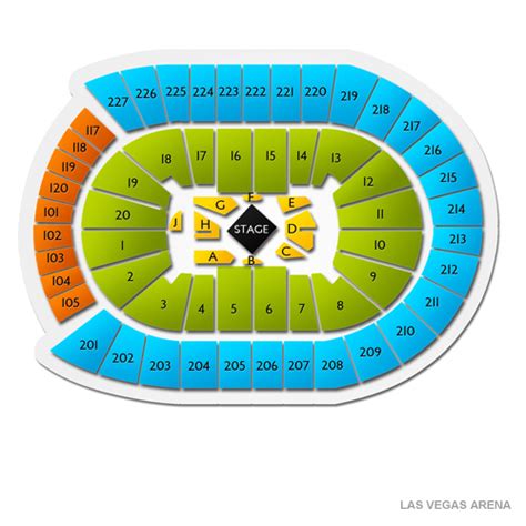 Guide To T Mobile Arena Seating Chart And Events Schedule Vivid Seats