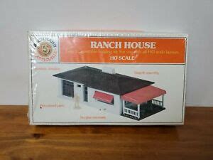 Bachmann Plasticville Usa Ranch House Ho Scale Building New