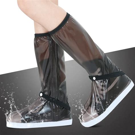 Waterproof Rain Shoes Covers Thicker Scootor Boots Covers Mens