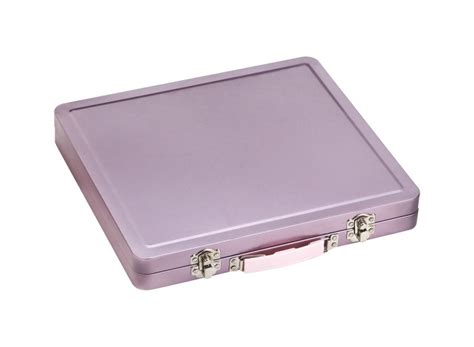 Rectangle Shape Suitcase Tin Box With Handle Custom Metal Gift