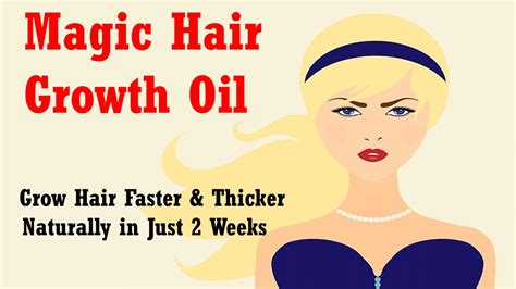 Best Natural Homemade Oil For Fast Hair Growth And Thickness In 2 Weeks Guaranteed Youtube