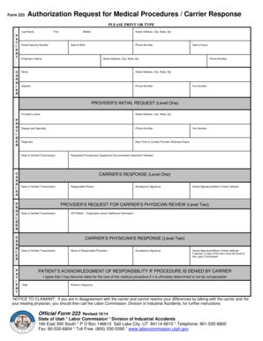 Fillable Online Laborcommission Utah Form Laborcommission