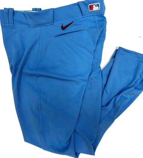 Nike Authentic Phillies Solid Powder Blue Pro Pants | Southside Sports