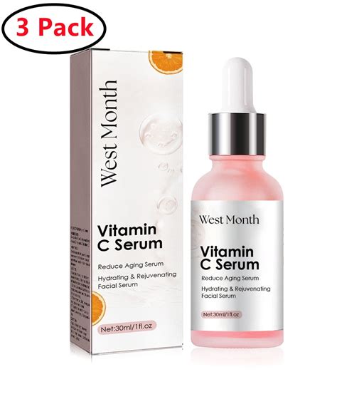 Yoomi 3 Pack Refined Vitamin C Serum Daily Anti Aging Formula For