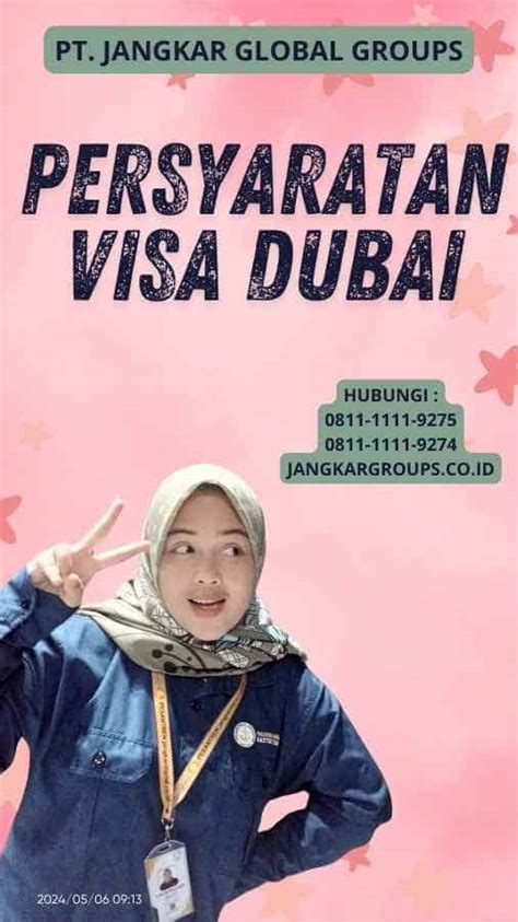 Persyaratan Visa Dubai Jangkar Global Groups