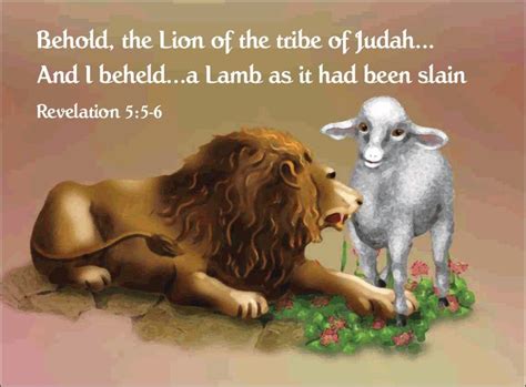 When preachers speak of the lion and the lamb lying down together, they ...