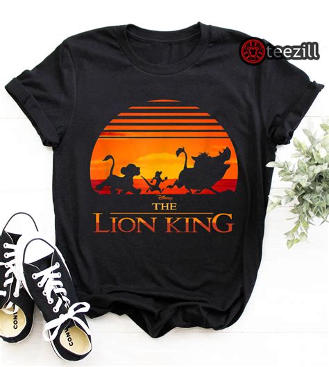 Lion King Shirt Disney Lion King Classic Sunset Squad T Shirt Teezill