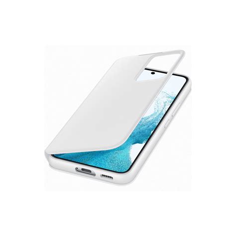 Husa Originala Samsung Galaxy S22 Smart Clear View Cover White ARCO B2B