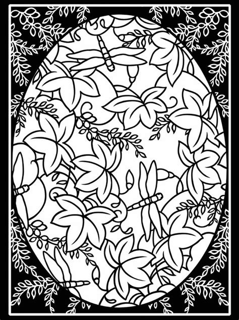 Free Printable Stained Glass Coloring Pages For Adults Coloring Home