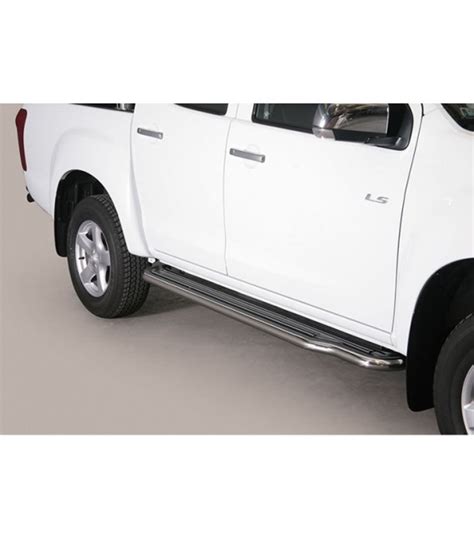 Juego Estriberas De Plataforma En Acero De Pick Up Isuzu D Max RT50