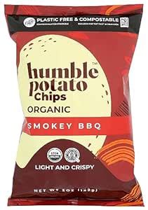 Amazon Humble Potato Chips Co Organic Smokey BBQ Potato Chips 5 OZ