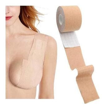Rolo Fita Adesivo Levanta Seios Nude Cm Metros Divertida Make Sutiã Adesivo