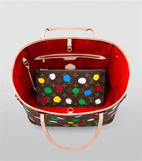 Womens Louis Vuitton Multi X Yayoi Kusama Neverfull Mm Tote Bag