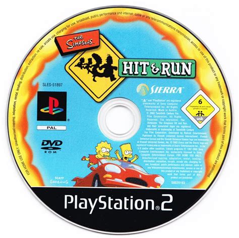 The Simpsons: Hit & Run (2003) PlayStation 2 box cover art - MobyGames