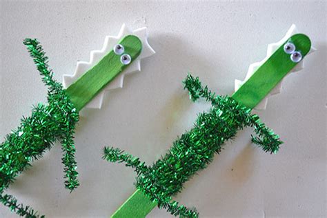 Popsicle Stick Alligators Tutorial Factory Direct Craft Blog