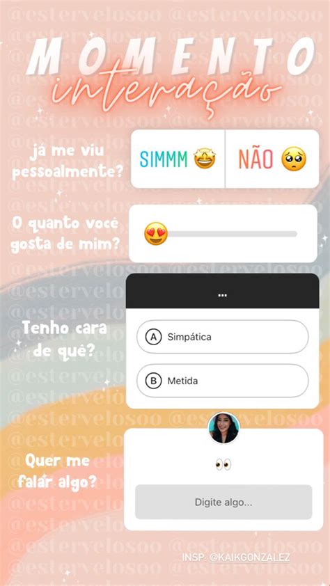 Perguntas Criativas Para Enquetes Do Instagram Perguntas Hot Sex