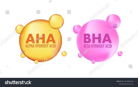 Aha And Bha Alpha Hydroxy Acid And Beta Hydroxy Royalty Free Stock