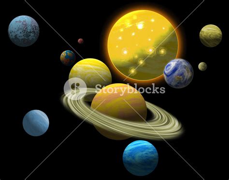 Solar System Royalty Free Stock Image Storyblocks