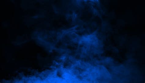 Blue Black Smoke Background