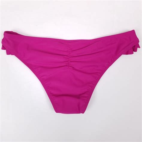 Xhilaration Swim Xhilaration Ruffle Extra Cheeky Bikini Swim Bottom Poshmark