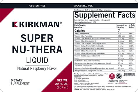 Kirkman Super Nu Thera Liquid