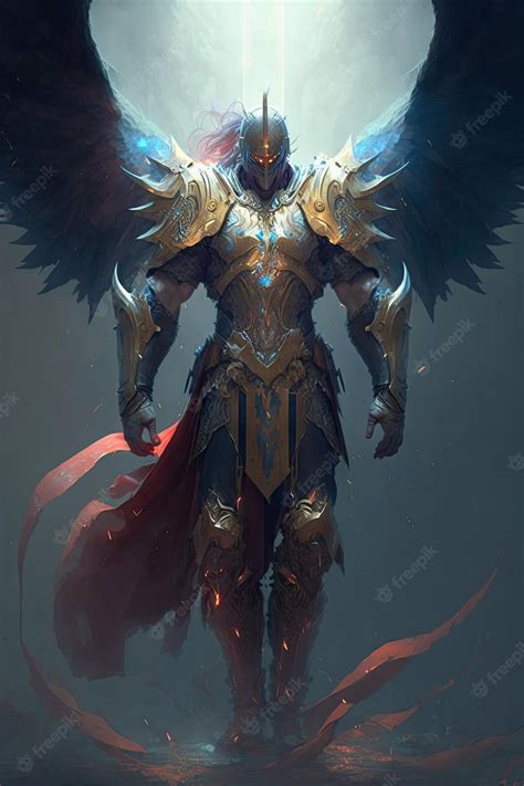 Anime Male Angel Armor