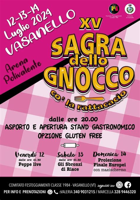 Sagra Degli Gnocchi Co La Rattacacio From To July