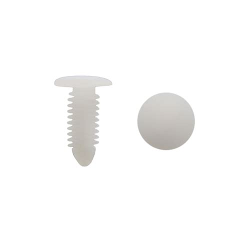 Unique Bargains Pcs White Plastic Rivets Splash Guard Fastener Push