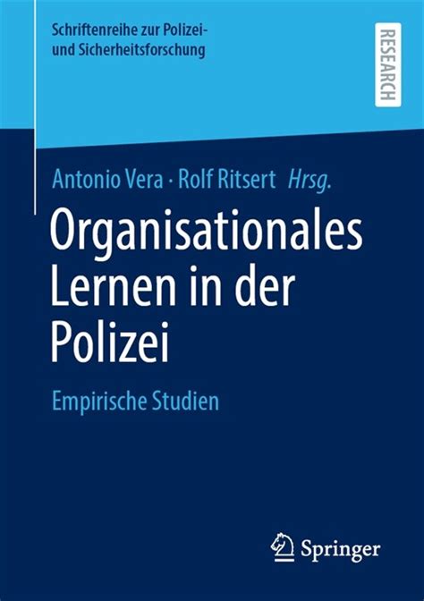 알라딘 Organisationales Lernen in Der Polizei Empirische Studien