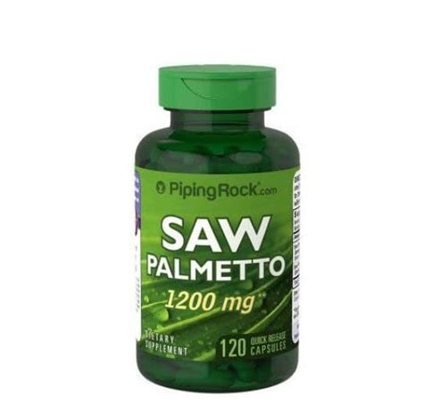 PipingRock Saw Palmetto 1200mg 120 Caps Supplement Mall