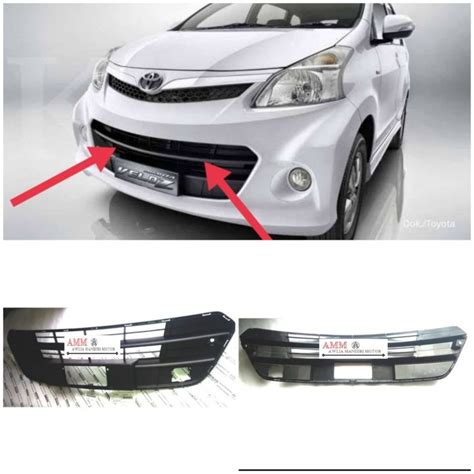 Grill Ram Grille Bumper Depan Toyota Avanza Veloz Tahun 2012 2015