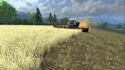 Farming Simulator 2013 Trebbiatura Frumento Con Class Lexion 780 By