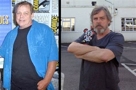 Mark Hamill before and after training for VII. (XPOST credit goes to ...