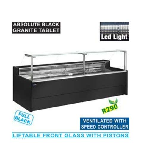 COMPTOIR VITRINE REFRIGERE VITRE DROITE 90 SUR PISTONS VENTILE AVEC R