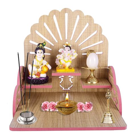 Buy Mandir Mall Wooden Singhasan Temple For God Laddu Gopal Sinhasan