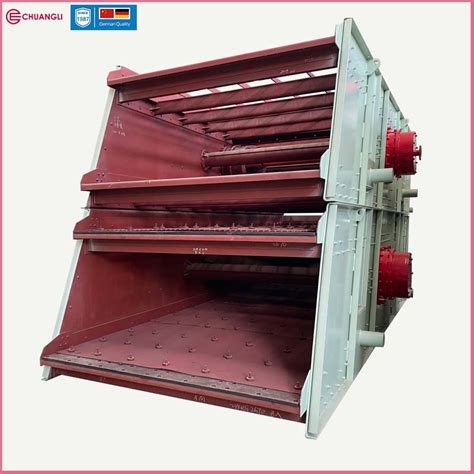 High Frequency Straight Vibrating Screen For Sand Gravel High