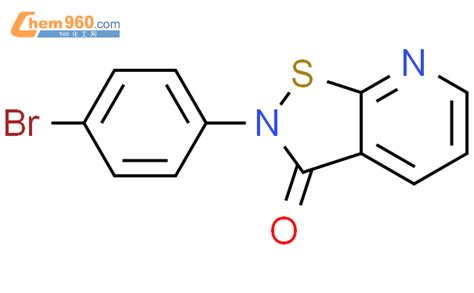 158093 66 4 Isothiazolo 5 4 b pyridin 3 2H one 2 4 bromophenyl CAS号