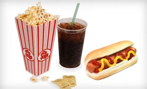 Movie Outing With A Hot Dog And All You Can Eat Popcorn And Drinks For