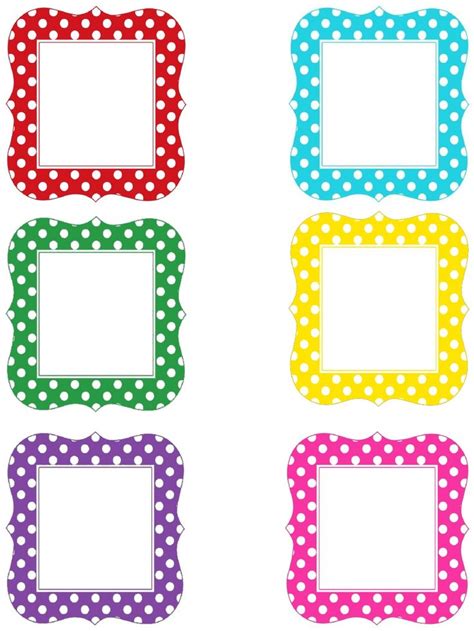 Polka Dot Border Clip Art Free - Cliparts.co