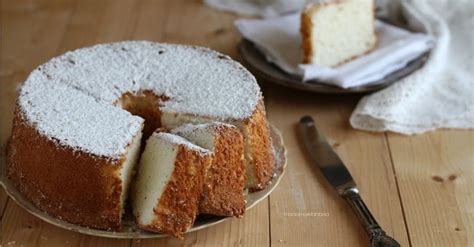 ANGEL CAKE RICETTA DEL CIAMBELLONE AMERICANO CON SOLI ALBUMI Recipe