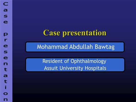 Acanthamoeba Keratitis Case Presentationppt