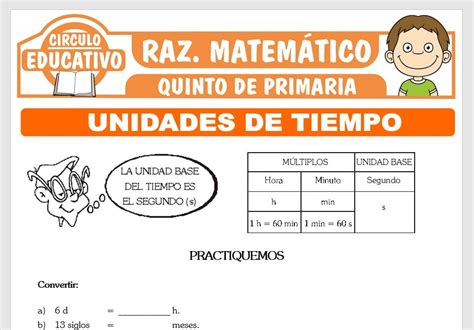 Ejemplos De Unidades De Tiempo Para Quinto De Primaria Porn Sex Picture