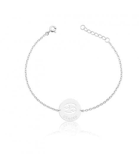 Pulseira de Prata Signo Câncer Sal do Mar