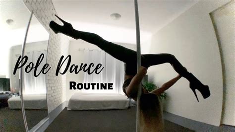 Advanced Pole Dance Routine Iron X Satellite Shoulder Mounts And More Sandra Flow Youtube