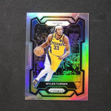 2023 24 Panini Prizm Myles Turner Silver Prizm 34 Indiana Pacers EBay