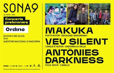 Makuka Veu Silent i Antònies Darkness els artistes andorrans de la